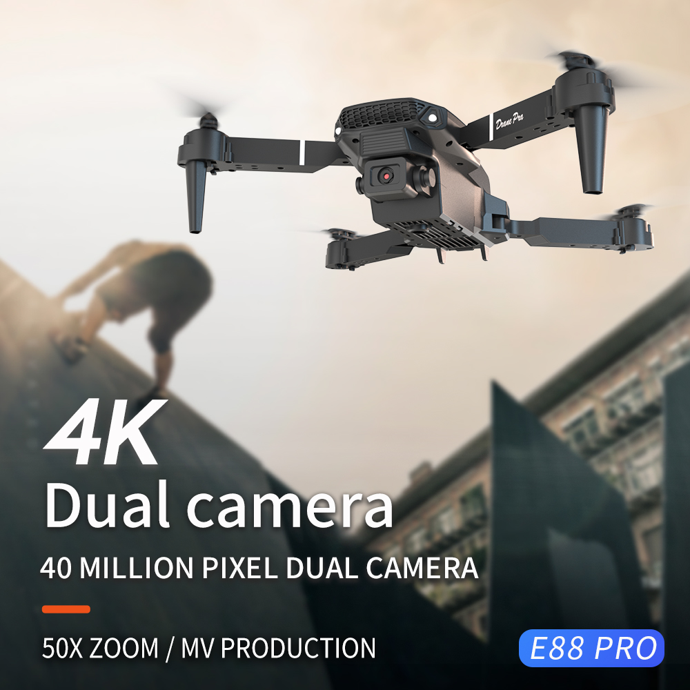 Nuevo Dron RC Profesional E88  - Drone Mapping reseña y precio