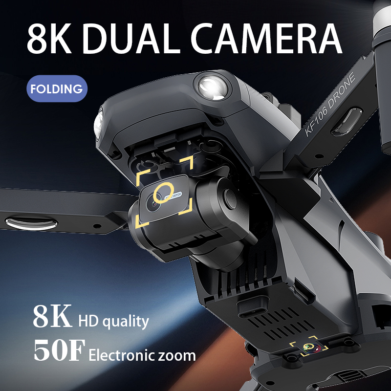 Dron profesional KF106 Max 8K, - Drone Surveying reseña y precio