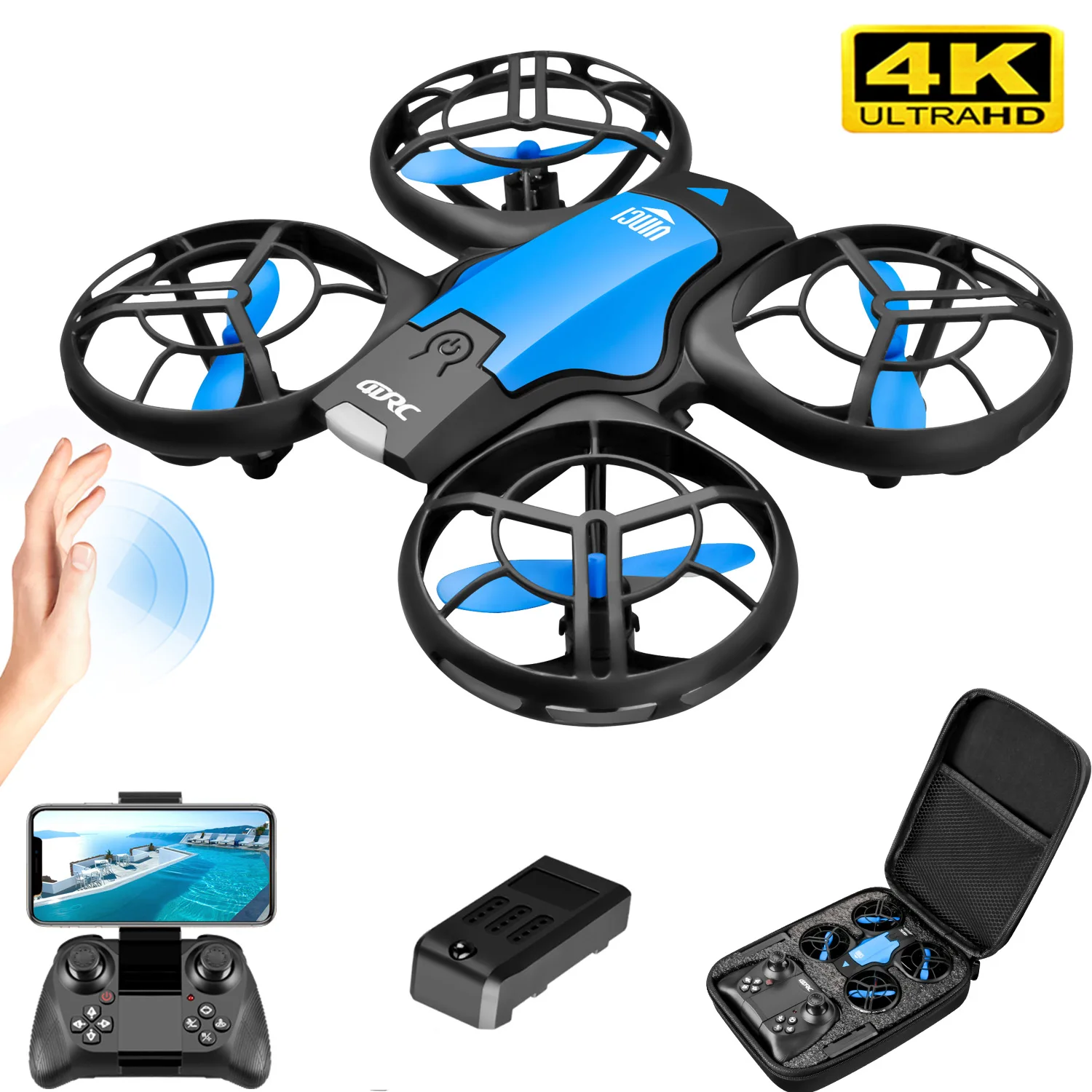 Nuevo Mini Dron V8 4K Profesio - Drone Mapping reseña y precio