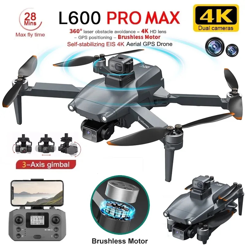 L600 PRO MAX GPS Drone profesi - Drone Mapping reseña y precio