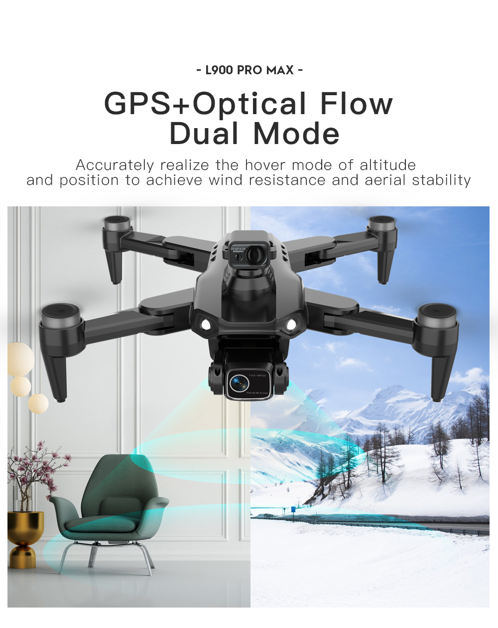 LYZRC L900 PRO MAX, dron con G - Drone Mapping reseña y precio