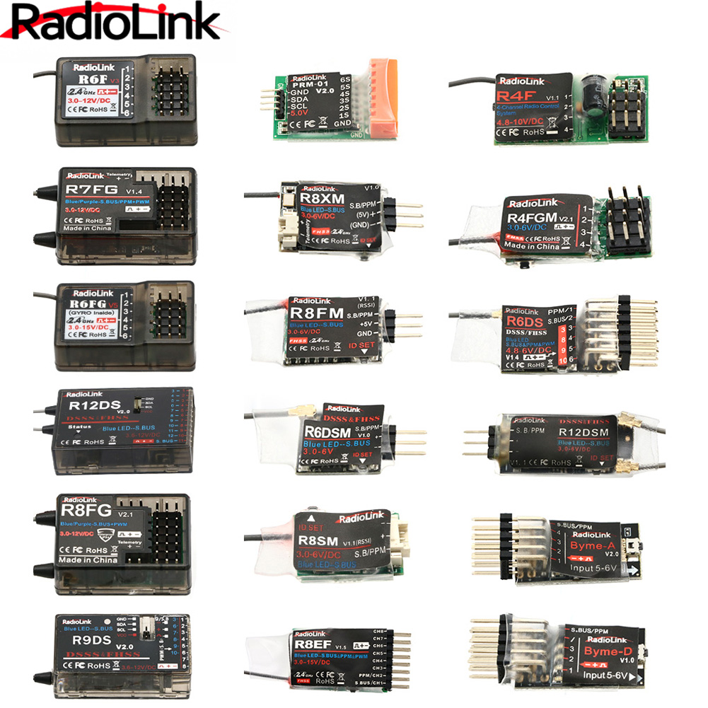 Radiolink R12DSM R12DS R9DS R8 - Eachine Drone E010 reseña y precio