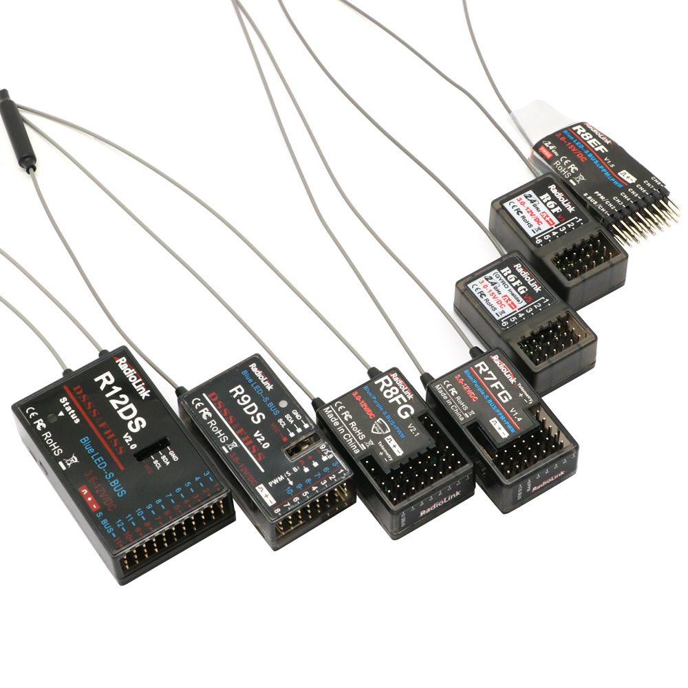 Radiolink R12DSM R12DS R9DS R8 - Eachine Drone E010 reseña y precio